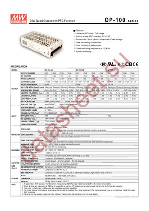 QP-100-3C datasheet  